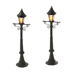 Department 56 Christmas Village Accessory Uptown Street Lights 809331 Sale