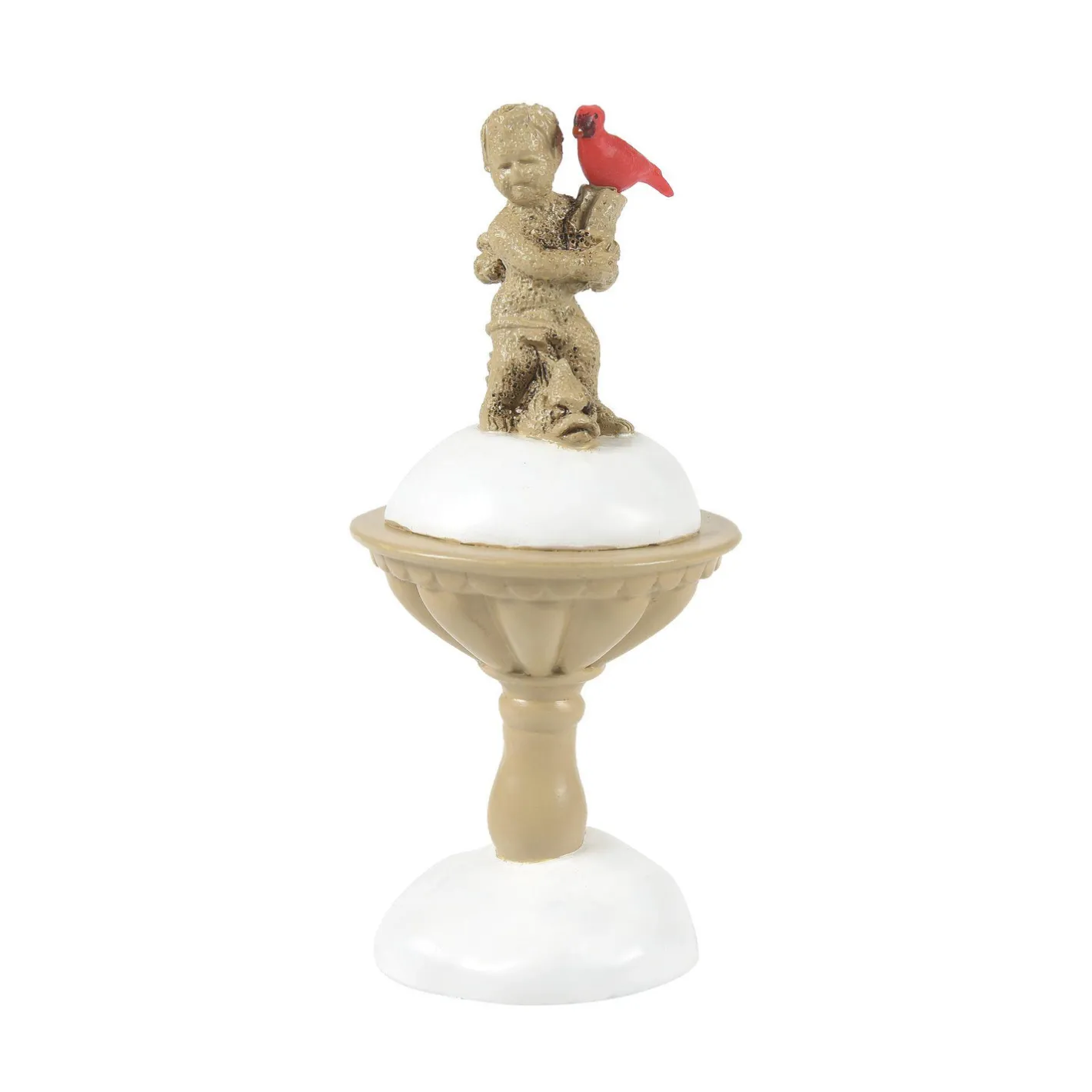 Department 56 Christmas Village Accessory Cardinal Christmas Fountain 6013633 New