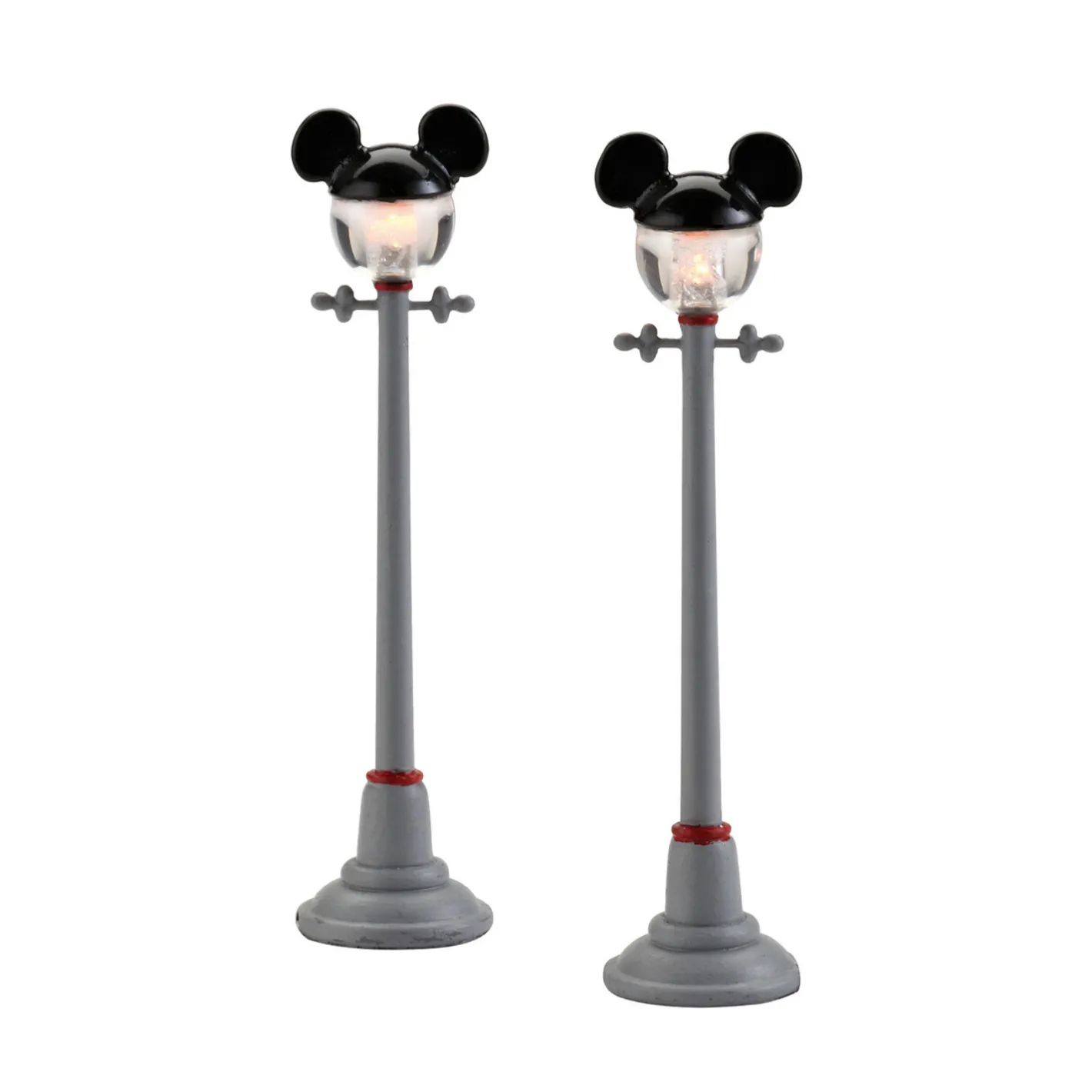 Department 56 Disney Christmas Village Mickey Street Lights 4028302 Outlet