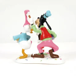 Department 56 Disney Village Goofy & Donald Make A Mess Figure 6013665 Clearance