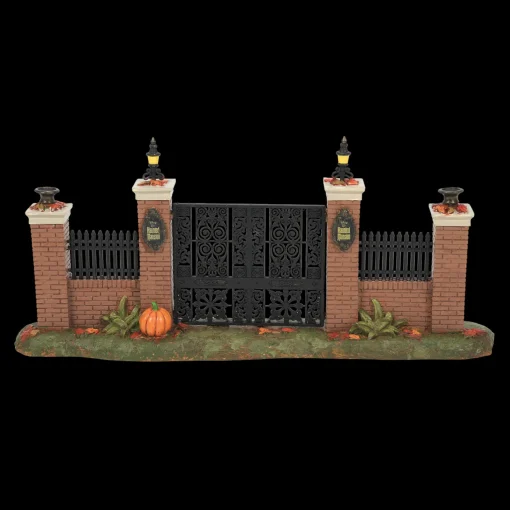 Department 56 Disney's Haunted Mansion Gate 6010468 Clearance