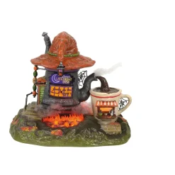 Department 56 First Edition Snow Village Halloween Luna's Late Night Brew Building 6015580FE Outlet