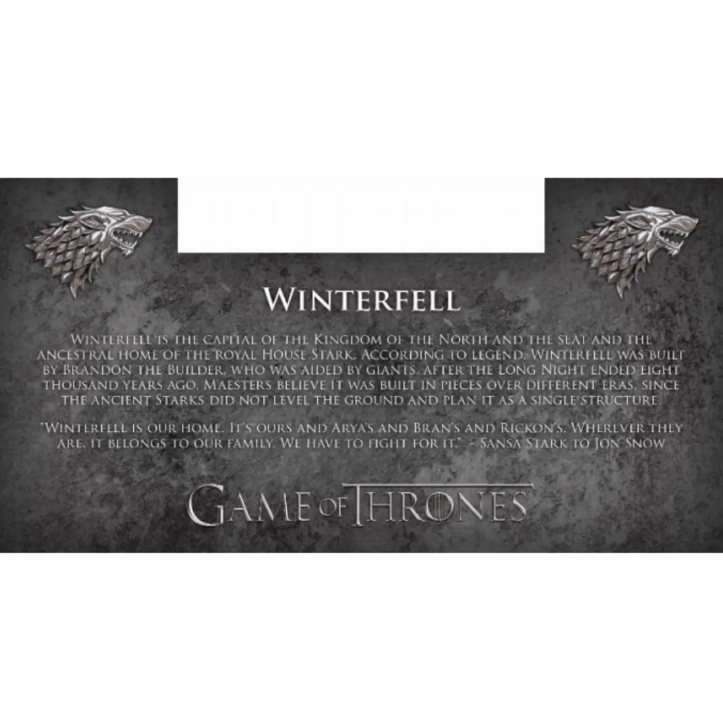 Department 56 Game Of Thrones Village Winterfell Castle Building 6009718 Clearance