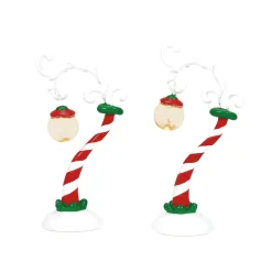 Department 56 Grinch Village Set of 2 Grinch Streetlights 6014705 Clearance