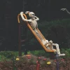 Department 56 Halloween Village Slippery Little Devil Skeleton on Slide Figure 6014714 Online