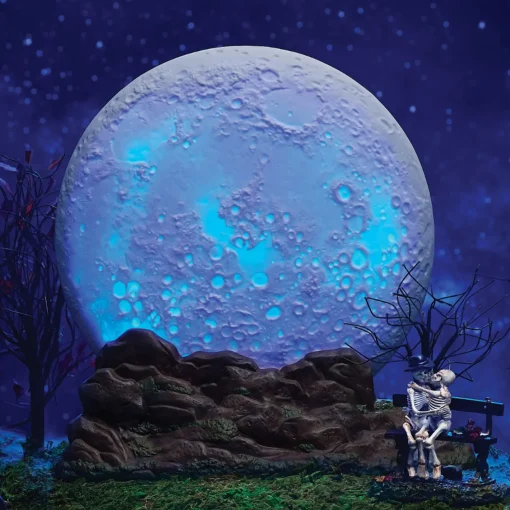 Department 56 Halloween Village Lighted Full Moon Backdrop 6013658 Online