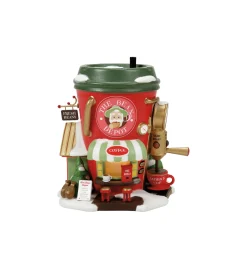Department 56 North Pole Village Bean Depot Espresso Co Building 6014509 Sale