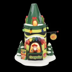 Department 56 North Pole Village Crayola Art Center 6009761 Clearance