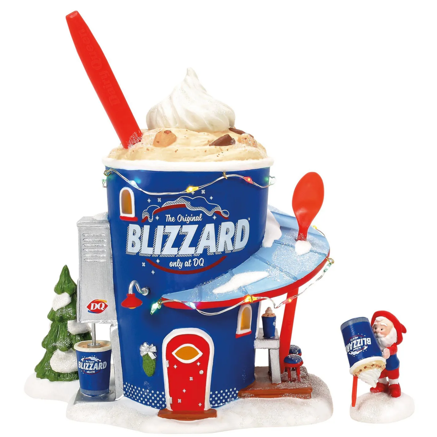 Department 56 North Pole Village Forecasting a Blizzard Dairy Queen Building 6014532 Best