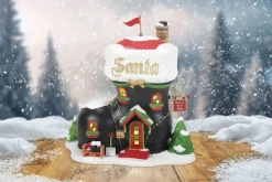 Department 56 North Pole Village First Edition Santa's Boot Shop Building 6013444FE Online