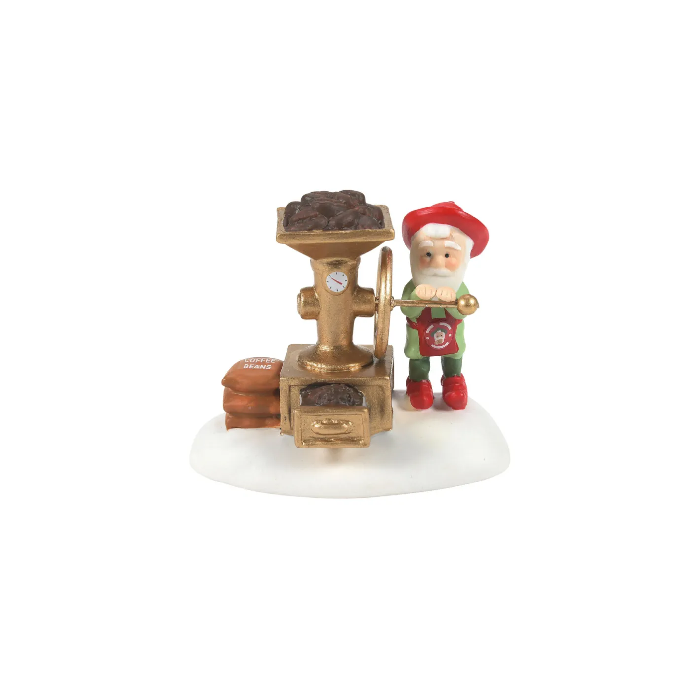 Department 56 North Pole Village The Daily Grind Figure 6014510 Clearance