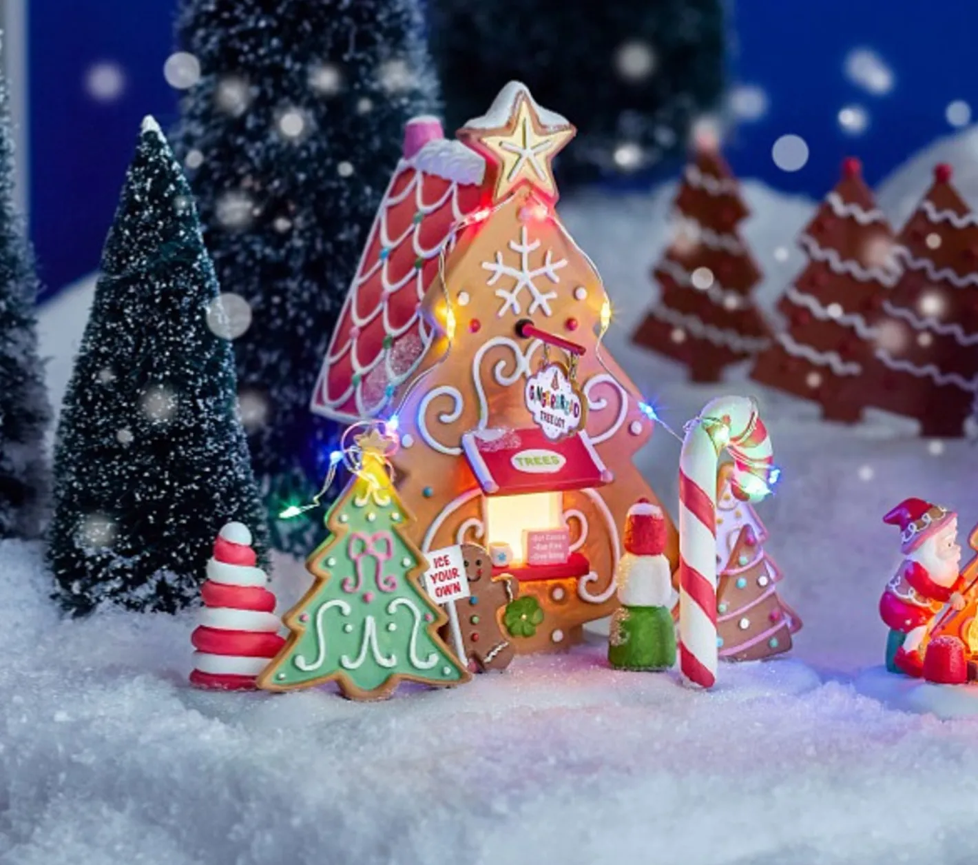 Department 56 North Pole Village Ice Your Own Tree Lot Building 6015673 Clearance