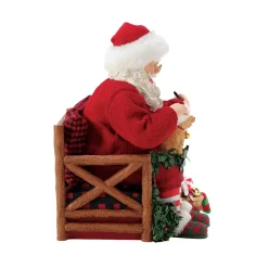 Department 56 Possible Dreams Santa Yappy Holidays Figure 6016214 Clearance