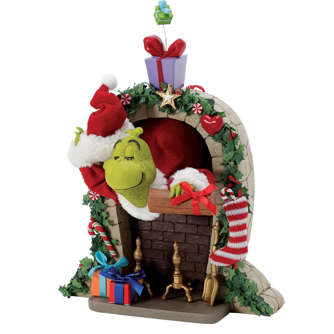 Department 56 Possible Dreams Up The Chimney Grinch Figure 6014777 Online