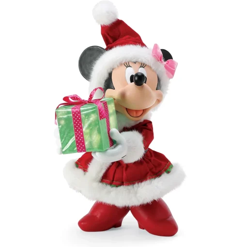 Department 56 Possible Dreams Disney Mickey or Minnie's Big Gift Large Figures Clearance