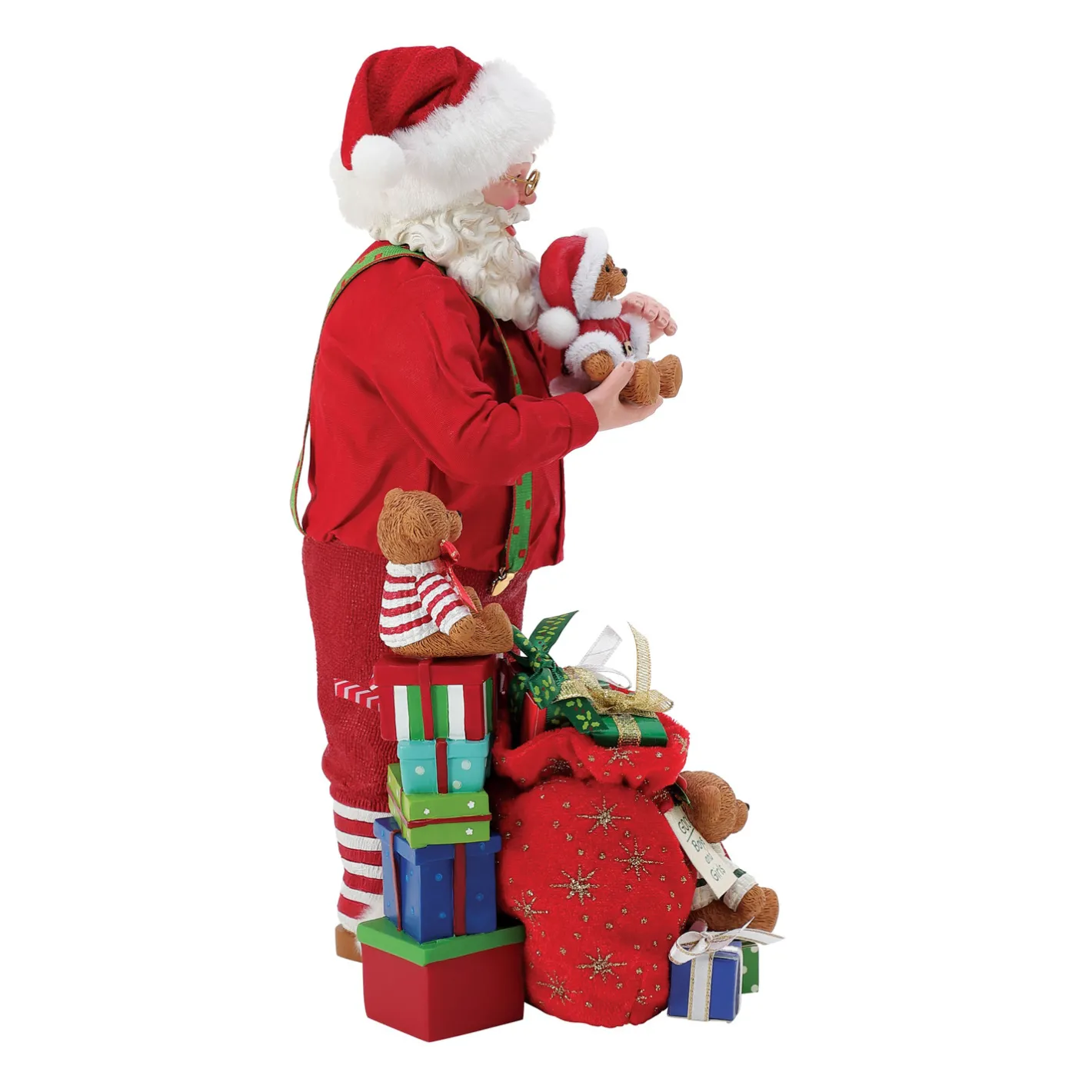 Department 56 Possible Dreams Santa Favorite Christmas Stuffies Figure 6015891 Clearance