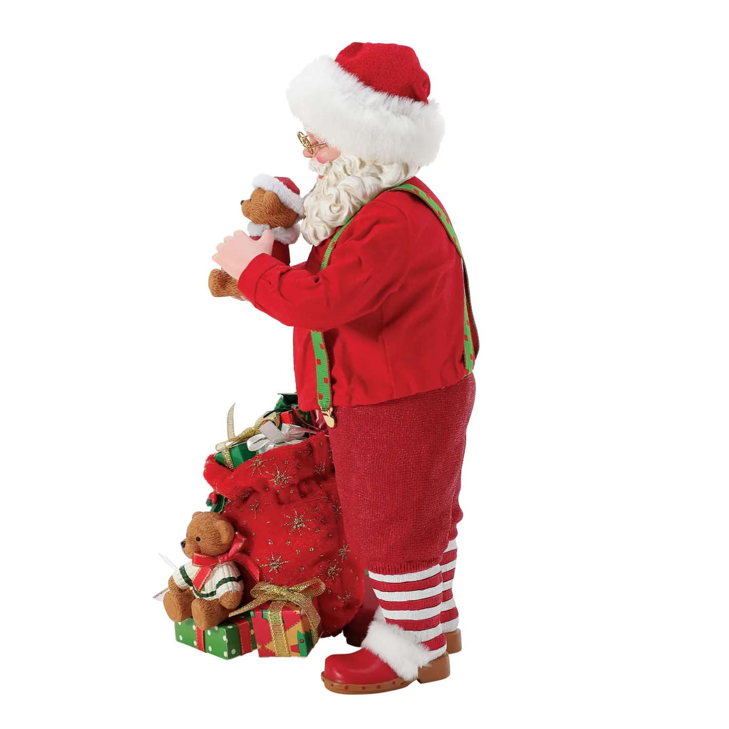 Department 56 Possible Dreams Santa Favorite Christmas Stuffies Figure 6015891 Clearance