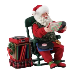 Department 56 Possible Dreams Santa Christmas Grooves Figure 6016450 Online