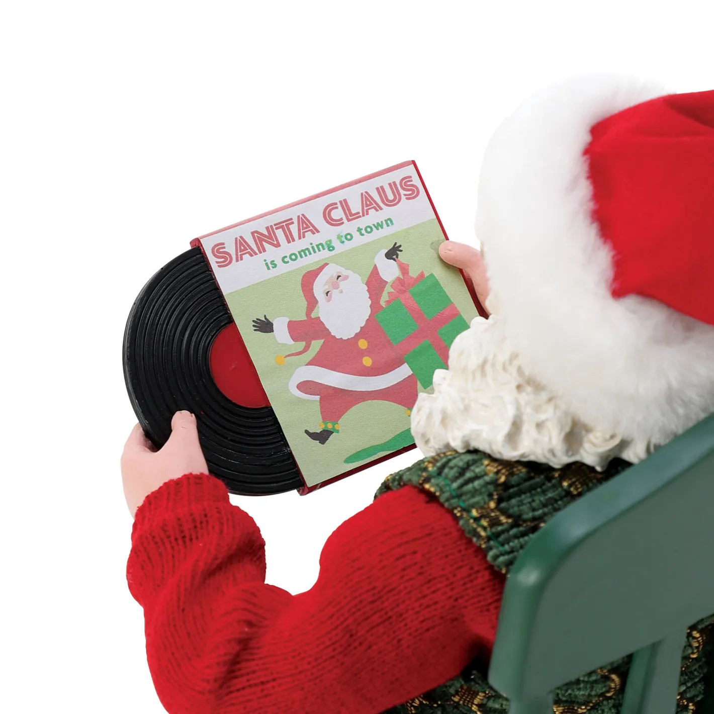 Department 56 Possible Dreams Santa Christmas Grooves Figure 6016450 Online