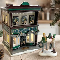 Department 56 Scenterville Village Frazier's Fresh & Festive Building with Scent Warmer 6014690 Hot