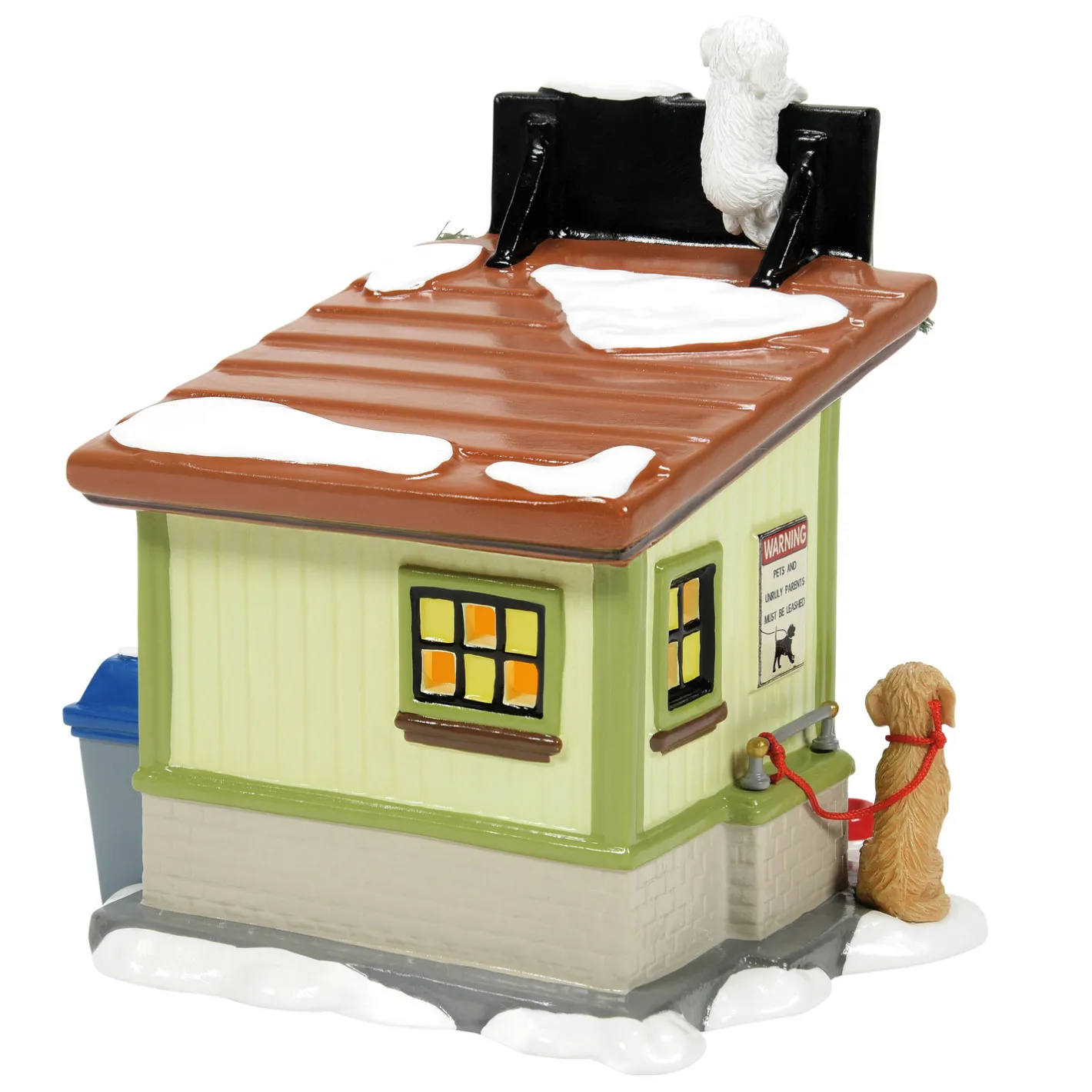 Department 56 Snow Village Frankie's Dog Walking Co. Building 6013584 Discount