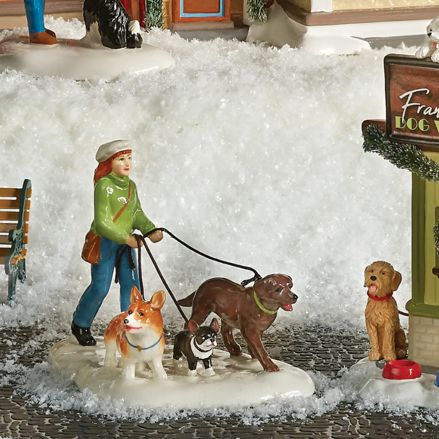 Department 56 Snow Village Gettin' Our Steps In Figure 6013585 Hot