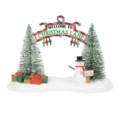 Department 56 Snow Village A Festive Christmas Gate 6007268 Outlet