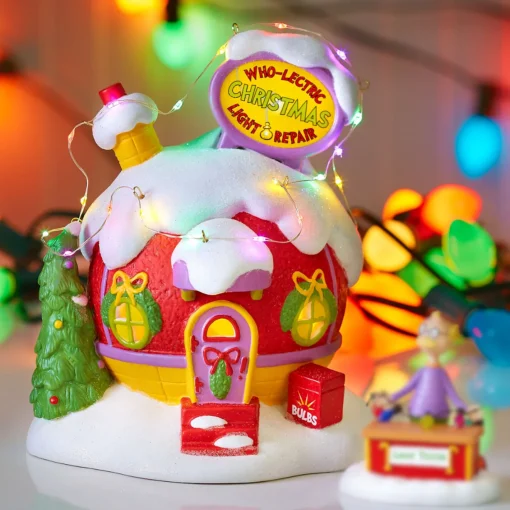 Department 56 The Grinch Village Who-Lectric Xmas Light Repair Building 6013020 Discount