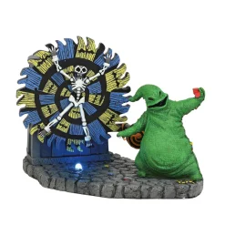 Department 56 The Nightmare Before Christmas Oogie Boogie Gives a Spin Animated Village Figure 6004819 Best