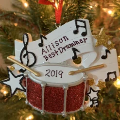 Polar X Drum Personalized Christmas Ornament OR1538 Outlet