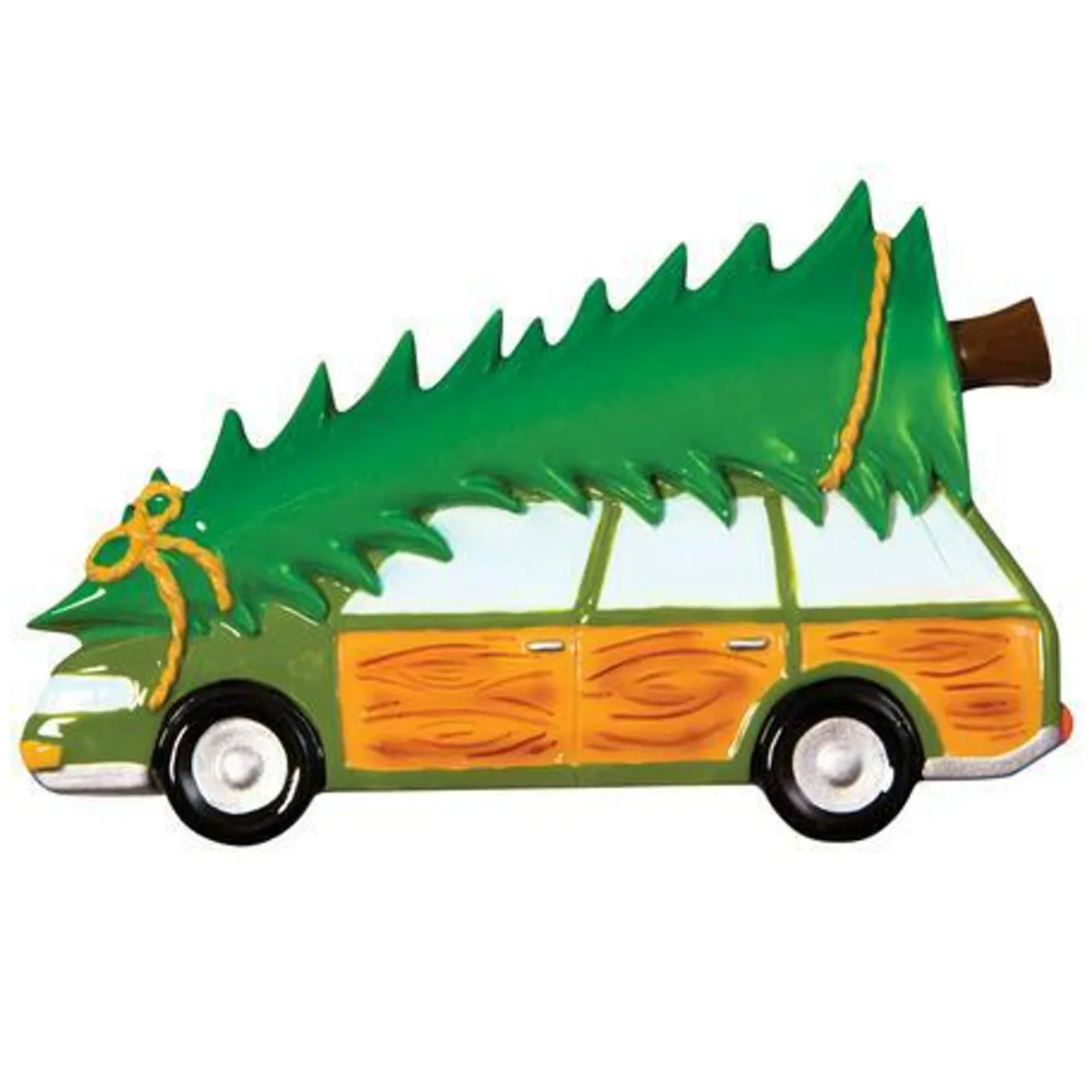 Polar X Family Station Wagon with Tree Personalized Christmas Ornament OR1565 New