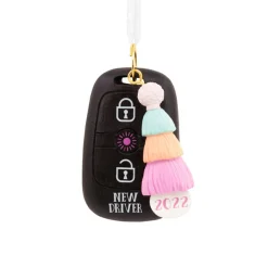 Hallmark 2.5" New Driver Feminine Dated 2022 Christmas Ornament 1HGO2702 Online