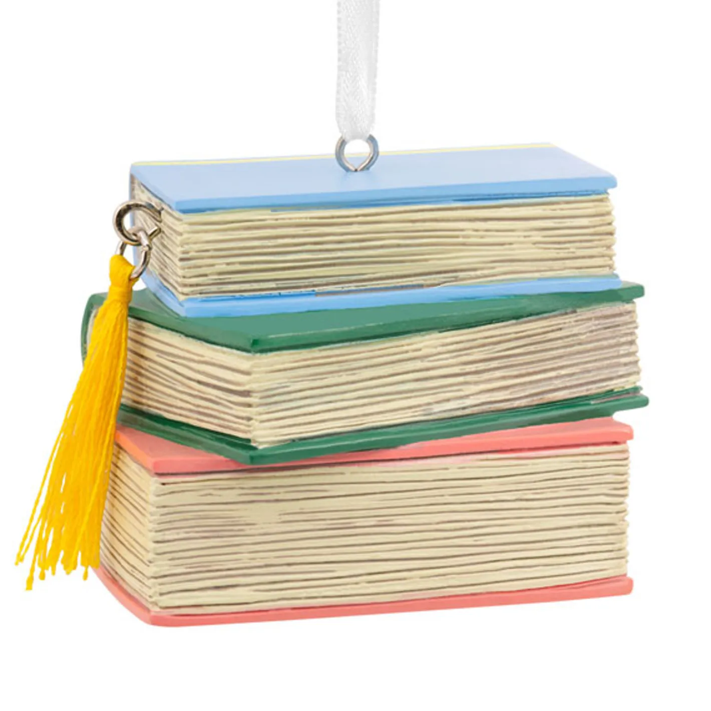 Hallmark 2.25" Stack of Books Christmas Ornament 1HGO2383 Clearance