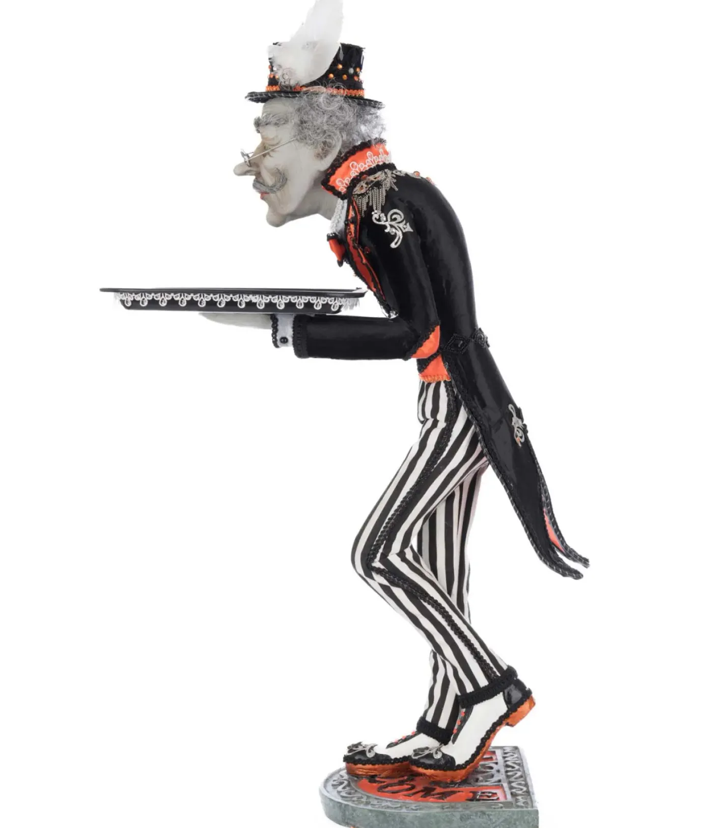 Katherines Collection Katherine's Collection 28" Bartholomew the Butler Server Halloween Decoration 28-528677 Outlet