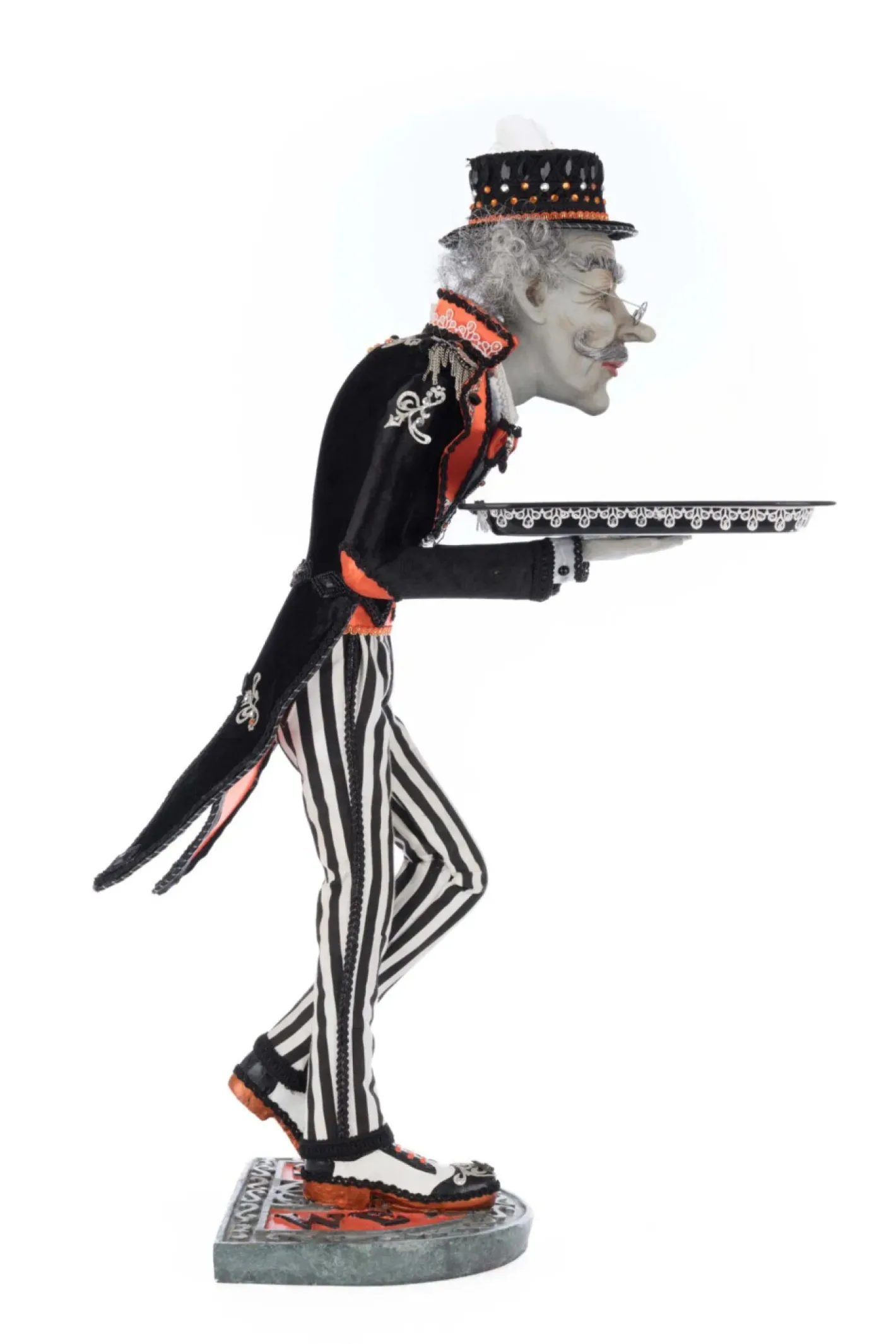 Katherines Collection Katherine's Collection 28" Bartholomew the Butler Server Halloween Decoration 28-528677 Outlet