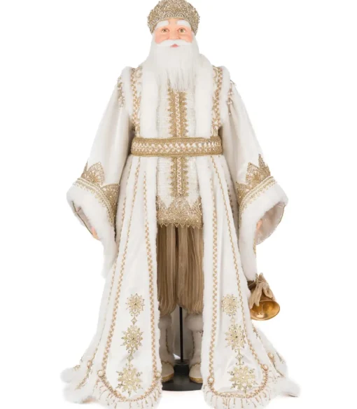 Katherines Collection Katherine's Collection 36" Bells of Brilliance Golden Leaf Santa Doll 28-528748 Discount