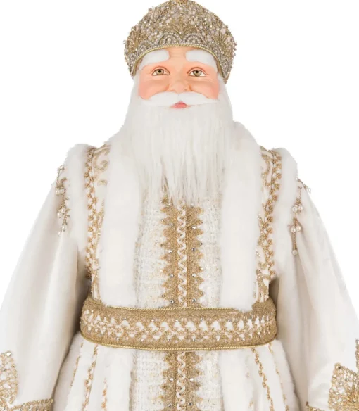 Katherines Collection Katherine's Collection 36" Bells of Brilliance Golden Leaf Santa Doll 28-528748 Discount