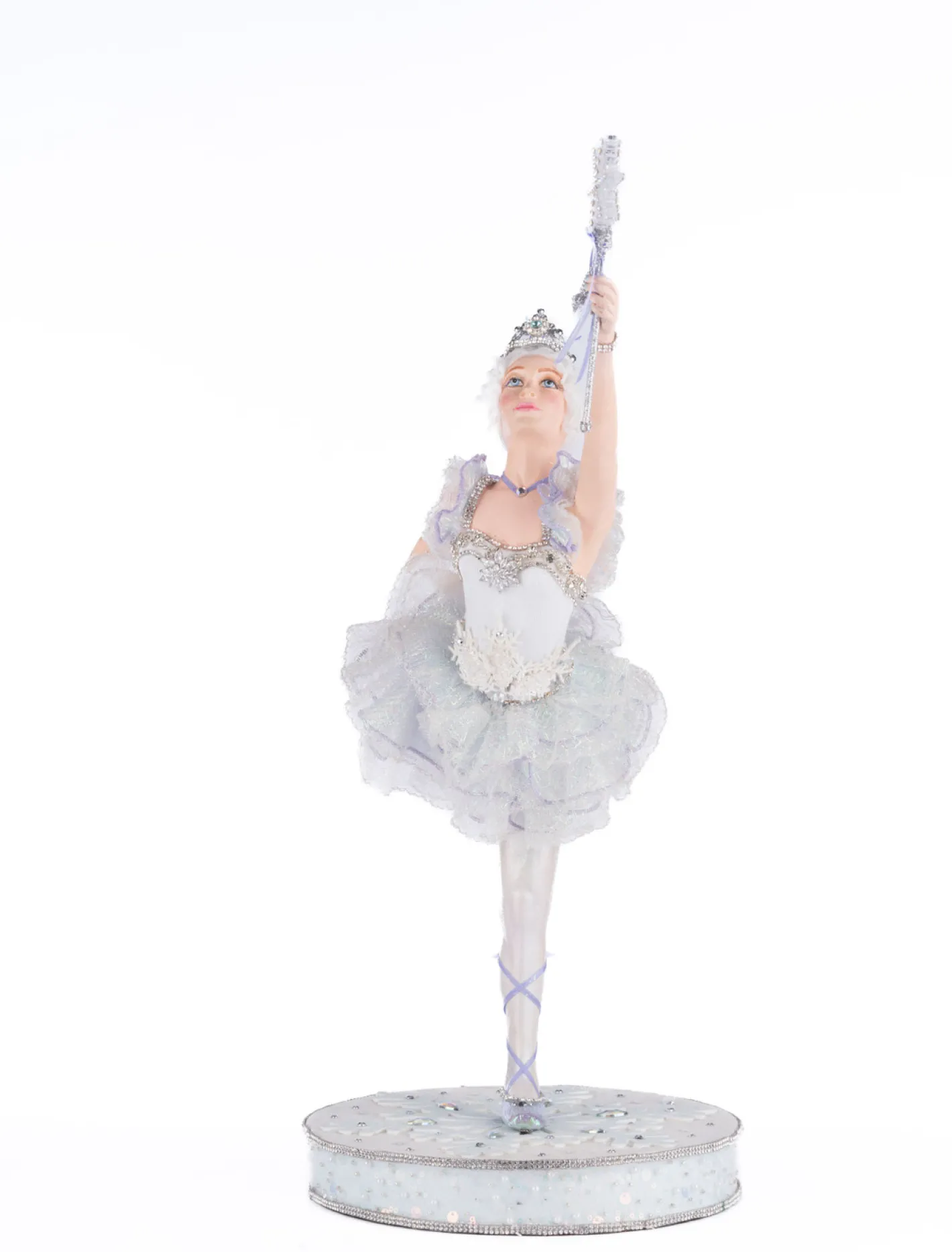 Katherines Collection Katherine's Collection 22.5" Crystalline Ice Princess Ballerina Tabletop Christmas Decoration 28-428295