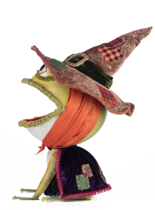 Katherines Collection Katherine's Collection 22" Franklin The Frog Candy Container Halloween Decoration 28-428182 Clearance