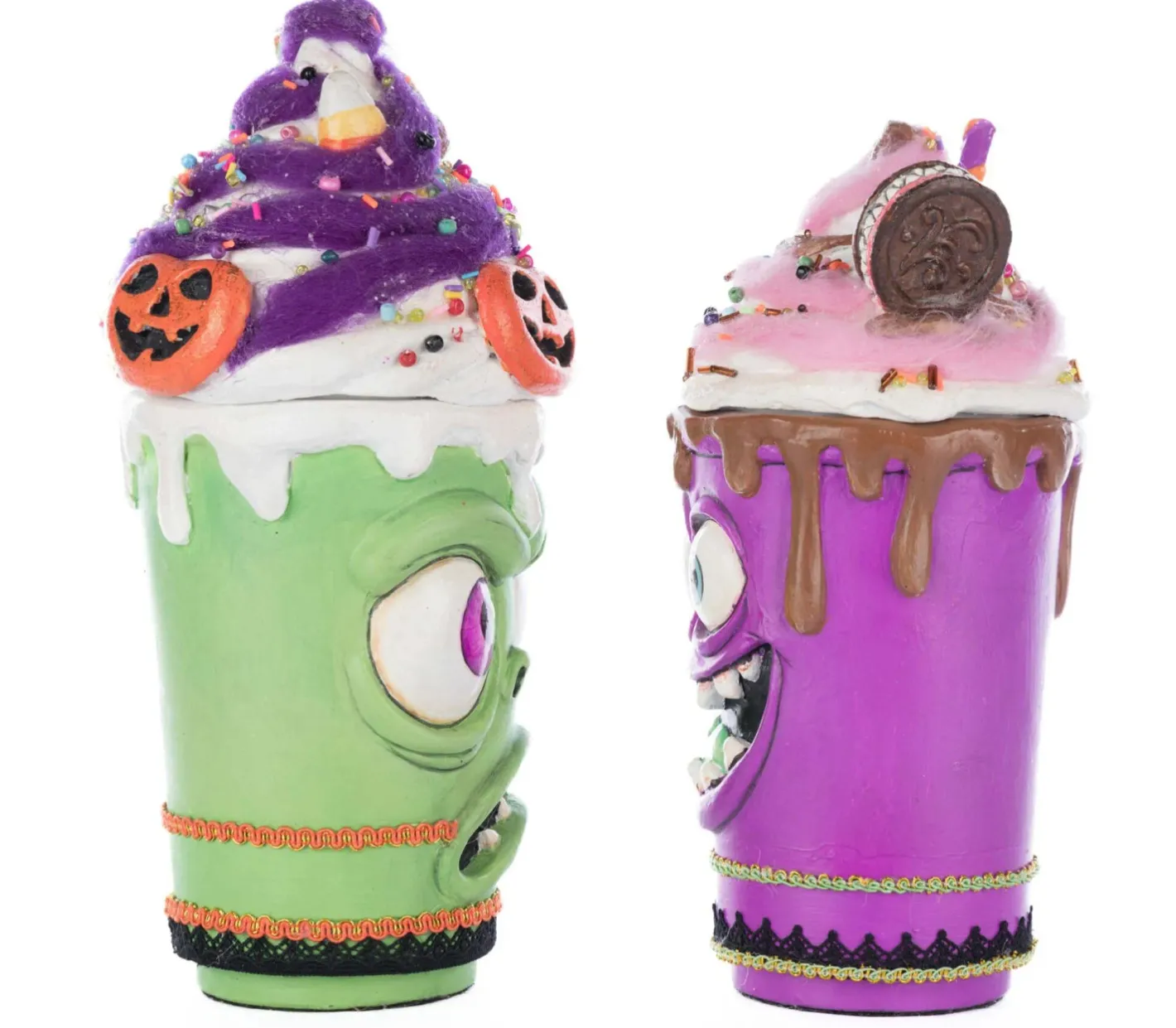 Katherines Collection Katherine's Collection 10" Franken Frap and Monster Mocha Halloween Decoration 28-528634 Online