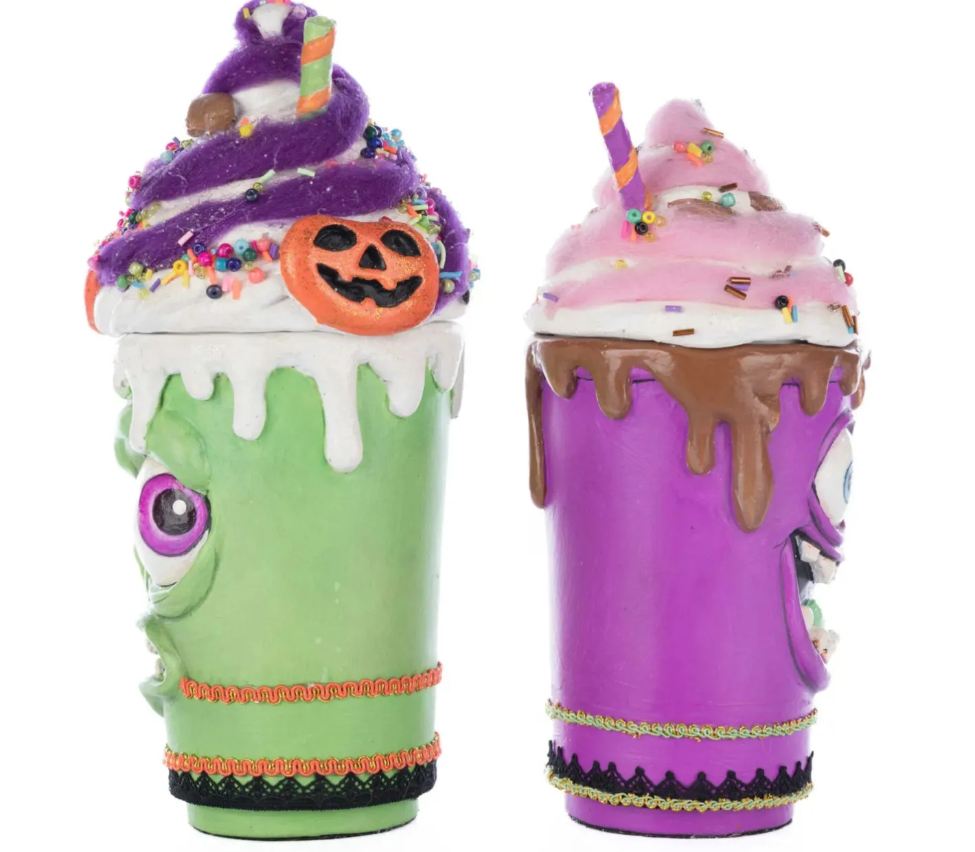 Katherines Collection Katherine's Collection 10" Franken Frap and Monster Mocha Halloween Decoration 28-528634 Online