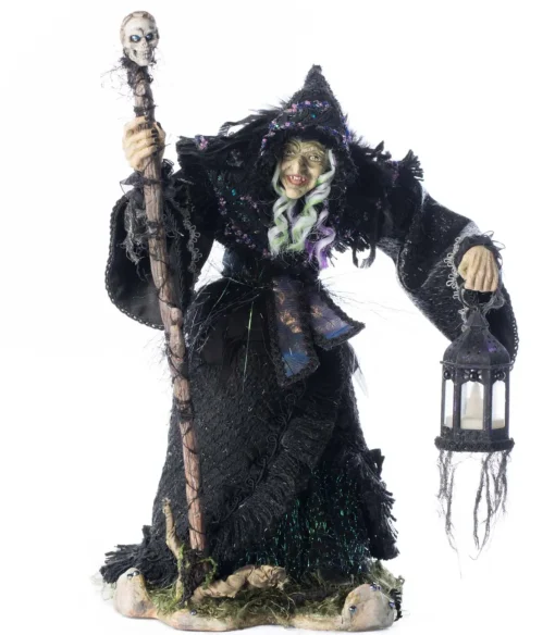 Katherines Collection Katherine's Collection 15.5" Grizelda Grimm Witch Tabletop Halloween Decoration 28-528628 Outlet