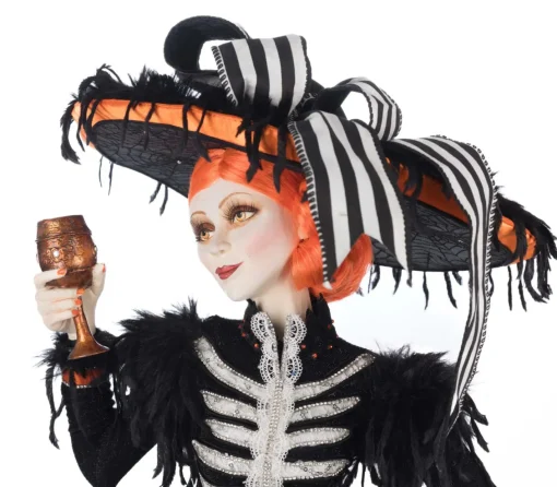 Katherines Collection Katherine's Collection 24.5" Mrs. Macabre with Serving Tray Halloween Decoration 28-528672 Best