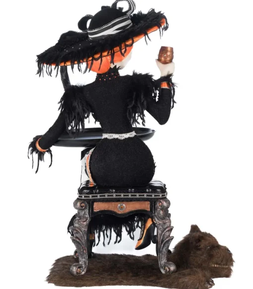 Katherines Collection Katherine's Collection 24.5" Mrs. Macabre with Serving Tray Halloween Decoration 28-528672 Best