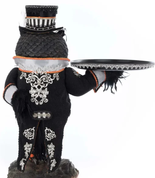 Katherines Collection Katherine's Collection 21.5" Oscar Macabre Owl Server Halloween Decoration 28-528678 New
