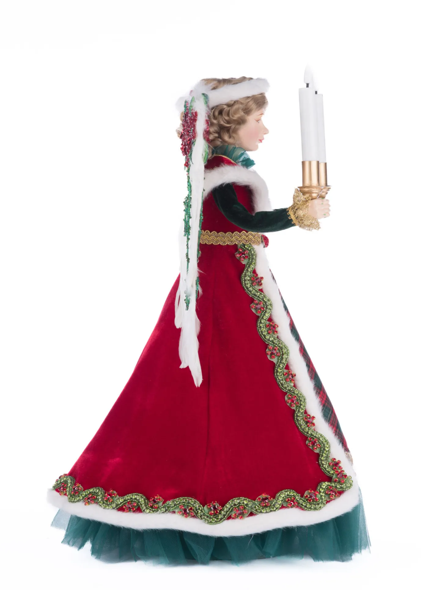 Katherines Collection Katherine's Collection 20" Penelope Poinsettia Angel Lighted Christmas Tree Topper 28-428329 Online