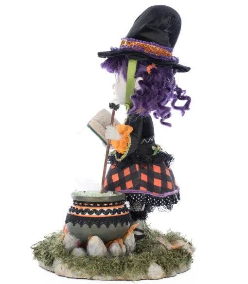 Katherines Collection Katherine's Collection 11.5" Poppy Broomson Witch Tabletop Halloween Decoration 28-528632 Sale