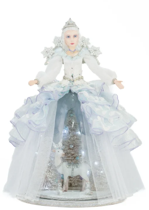 Katherines Collection Katherine's Collection 20" Queen Crystalline Cloche and Doll Christmas Decoration 28-428291 Clearance