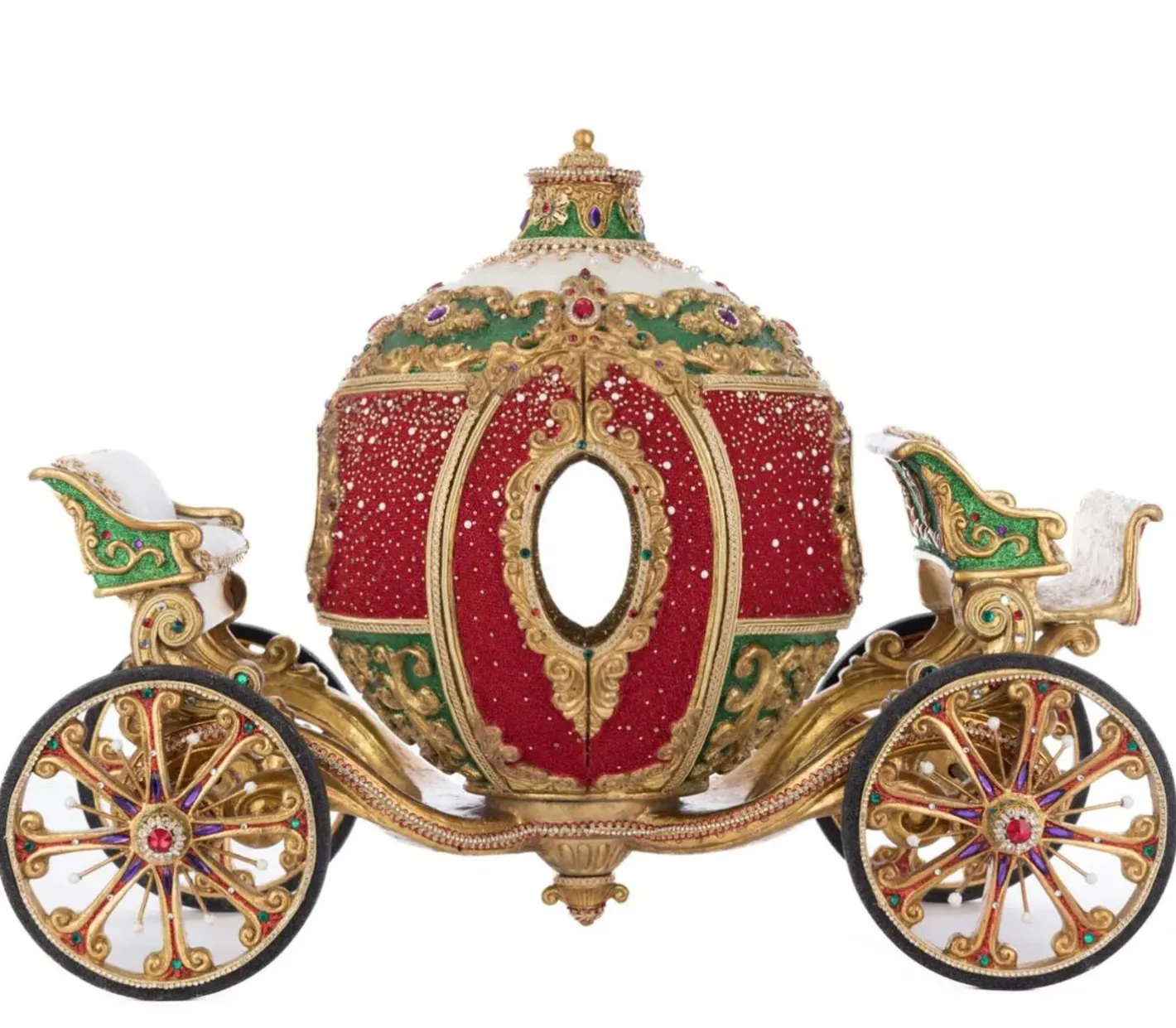 Katherines Collection Katherine's Collection 23" Royal Christmas Ball Ornament Carriage Decoration 28-528802 Best