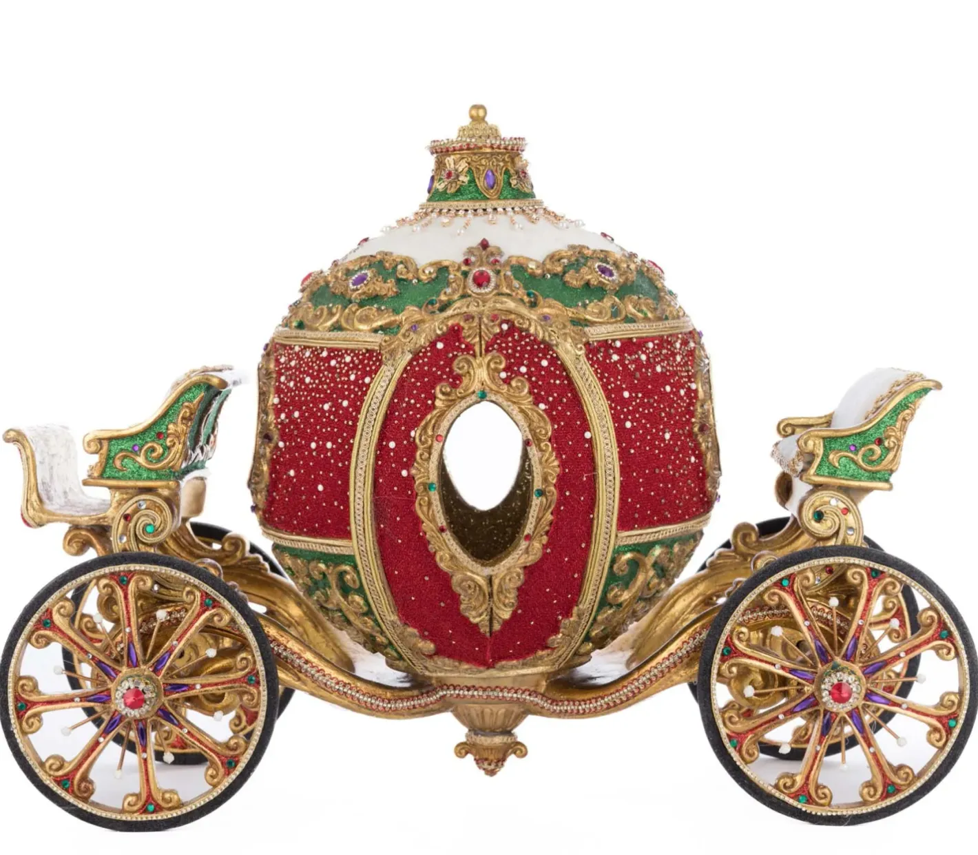Katherines Collection Katherine's Collection 23" Royal Christmas Ball Ornament Carriage Decoration 28-528802 Best